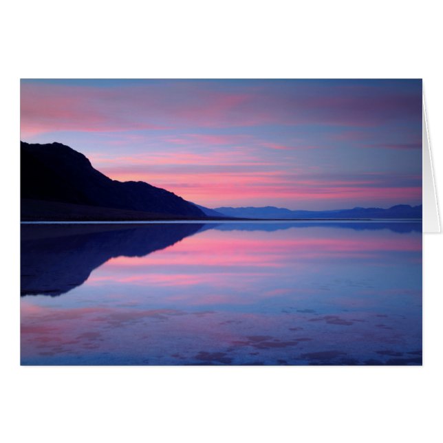 Der Death Valley National Park. Badwater im Morgen (Vorderseite (Horizontal))