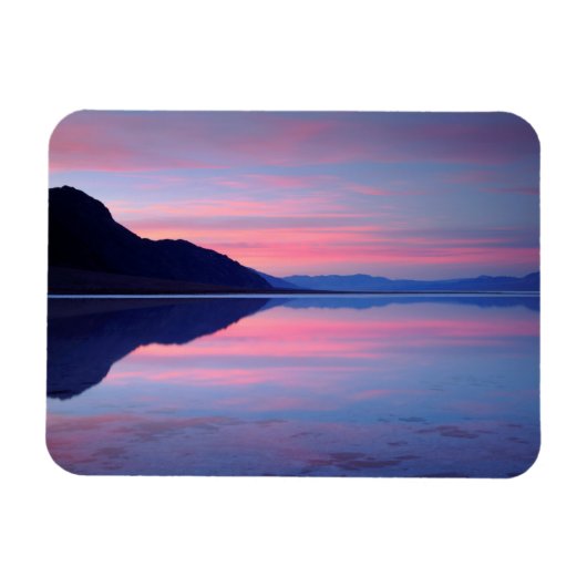 Der Death Valley National Park. Badwater im Morgen Magnet (Horizontal)