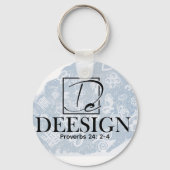 Der Deesign Collective Button Schlüsselanhänger (Vorderseite)