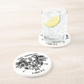 Der defekte Kreis-Untersetzer - Weiß Sandstein Untersetzer (Seite)