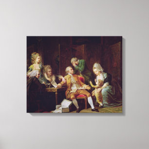 Der defekte Vertrag Leinwanddruck