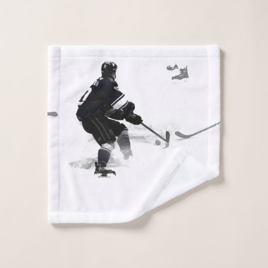 Der Deke-Hockey-Spieler Badhandtuch Set (Waschlappen)
