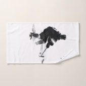Der Deke-Hockey-Spieler Badhandtuch Set (Handtuch)