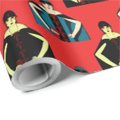 Der Deko feministisch Geschenkpapier (Rolleneckpunkt)