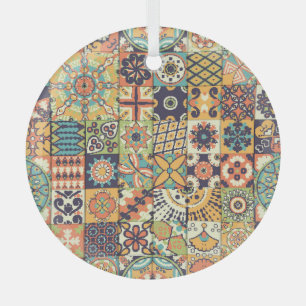 Der dekorative Islam: Vintage Handzeichnung. Ornament Aus Glas