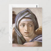 Der Delphic Sibyl im Detail Postkarte (Vorne/Hinten)