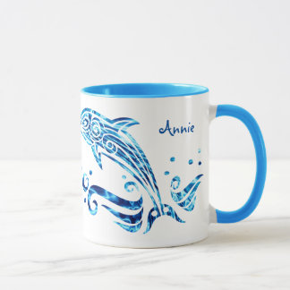Der Delphin ist meine Freund-blaue Tasse