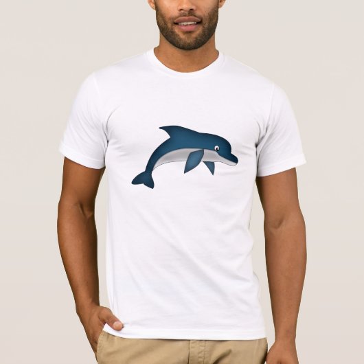 Der Delphin-Shirt der Männer T-Shirt (Vorderseite)