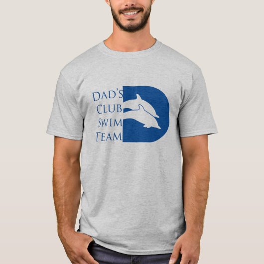 Der Delphin-T - Shirt der Männer, grau (Vorderseite)