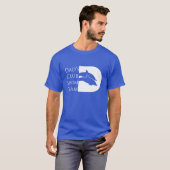 Der Delphin-T - Shirt der Männer, königlich (Vorne ganz)