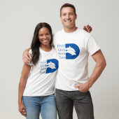 Der Delphin-T - Shirt der Männer, weiß (Unisex)