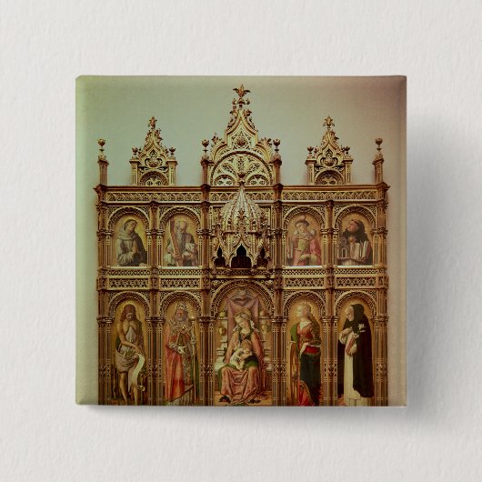 Der Demidoff Altarpiece, 1476 Button (Vorderseite)
