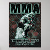 Der denkende MIXED MARTIAL ARTS kämpft mit dem Dk Poster (Vorne)