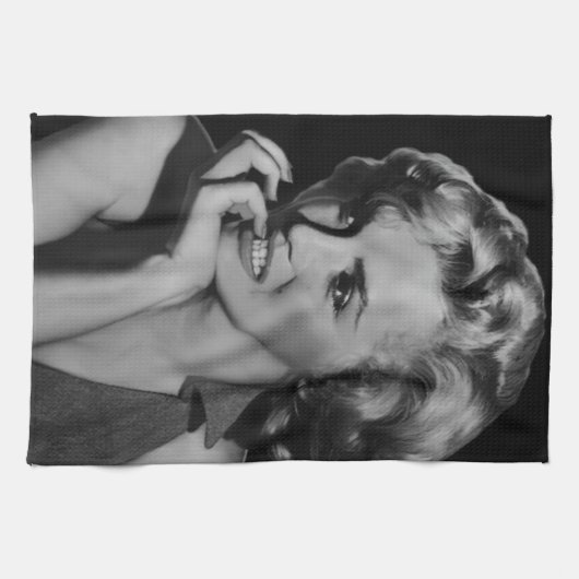 Der Denker 2 Geschirrtuch (Horizontal)