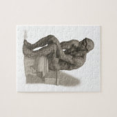 Der Denker auf dem Thron Puzzle (Horizontal)