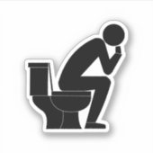 Der Denker Aufkleber (Vorderseite)