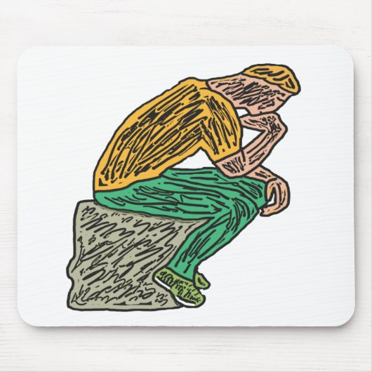 Der Denker Mousepad (Vorne)