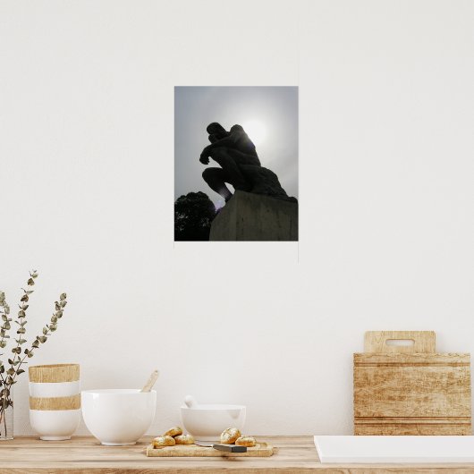 Der Denker Poster (Küche)