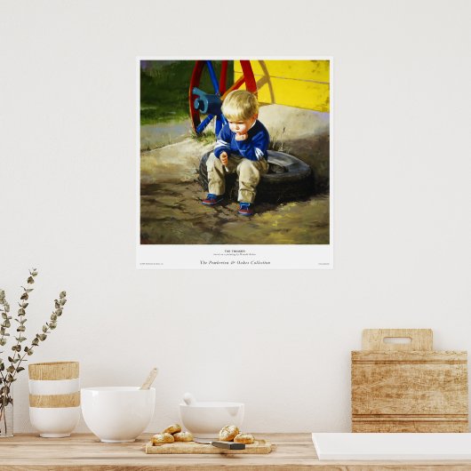 Der Denker Poster (Küche)