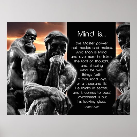 Der Denker Poster (Vorne)