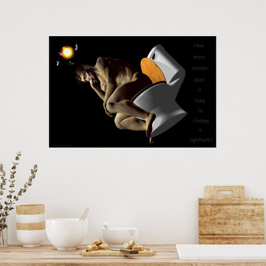 Der Denker Poster (Küche)