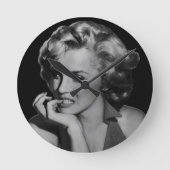 Der Denker Runde Wanduhr (Vorderseite)