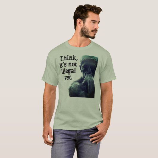 Der Denker T-Shirt (Vorne ganz)