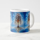 Der depressive Baum des Geistes Jumbo-Tasse (Vorderseite Rechts)