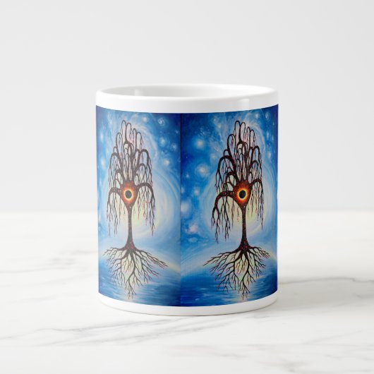 Der depressive Baum des Geistes Jumbo-Tasse (Vorderseite)