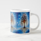 Der depressive Baum des Geistes Jumbo-Tasse (Rechts)