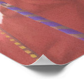 Der, der die amerikanische Kunst der Ureinwohner e Poster (Ecke)