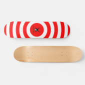 "Der Der Hut-" Skateboard Katze (Horizontal)
