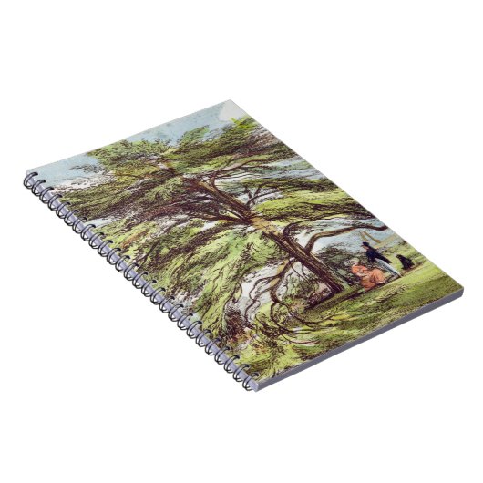 Der der Libanon-Zedern-Baum im Arboretum, Kew Notizblock (Rechte Seite)