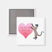 Der, der mein Herz Magnet hält (Vorderseite/Rückseite)