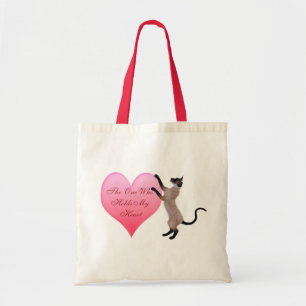 Der, der meine Herz-Tote-Tasche hält Tragetasche