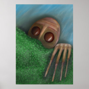 Der, der von unten her zusieht poster