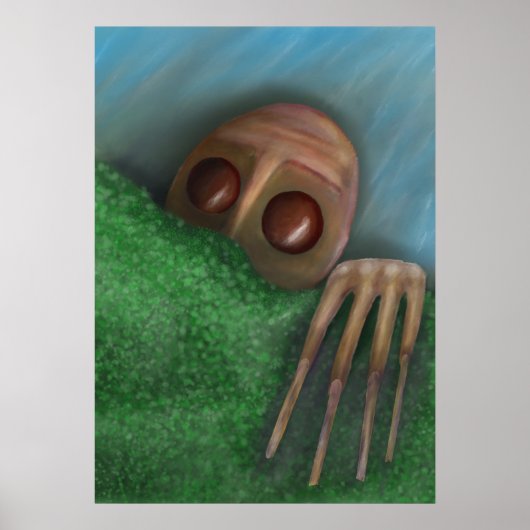 Der, der von unten her zusieht poster (Vorne)