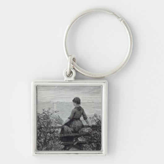 Der des Fishers Lass, "von der Freizeit-Stunde", Schlüsselanhänger (Vorne)