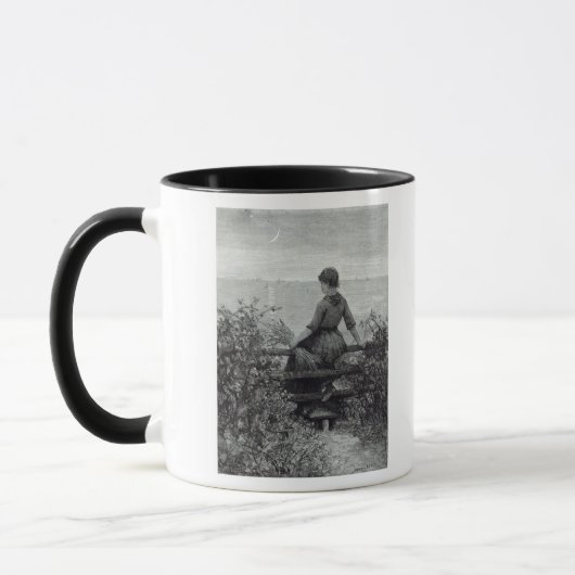 Der des Fishers Lass, "von der Freizeit-Stunde", Tasse (Links)