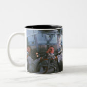 Der Desaster Apollo 1 Zweifarbige Tasse (Links)
