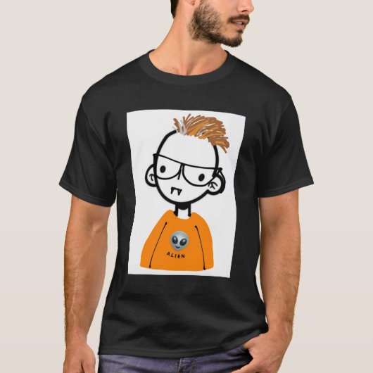 Der Desaster Autist Halloween T - Shirt (Vorderseite)