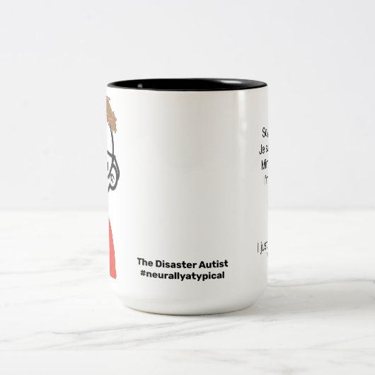 Der Desaster Autist "I'm Different" Tasse (Mittel)