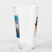 Der Desasternaurus-Glass-Tumbler Glas (Rechts)