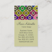 Der Designer - ÄNDERN Sie FARBE/ Visitenkarte (Rückseite)