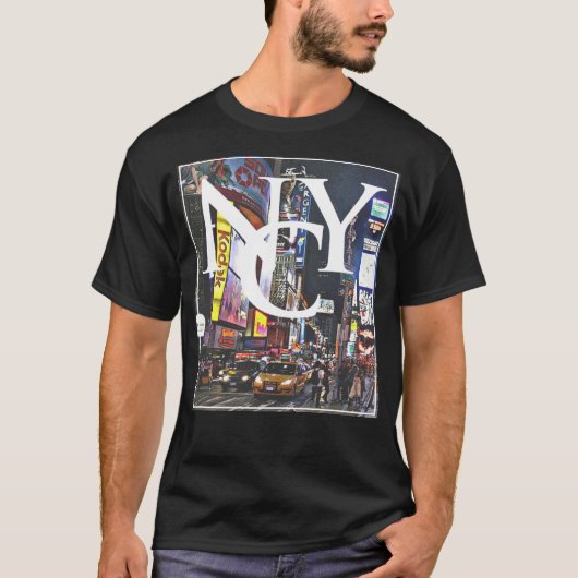 Der Designer-Spitze NYC Männer T-Shirt (Vorderseite)