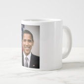 Der designierte US-Präsident Barack Obama Jumbo-Tasse (Vorderseite Rechts)