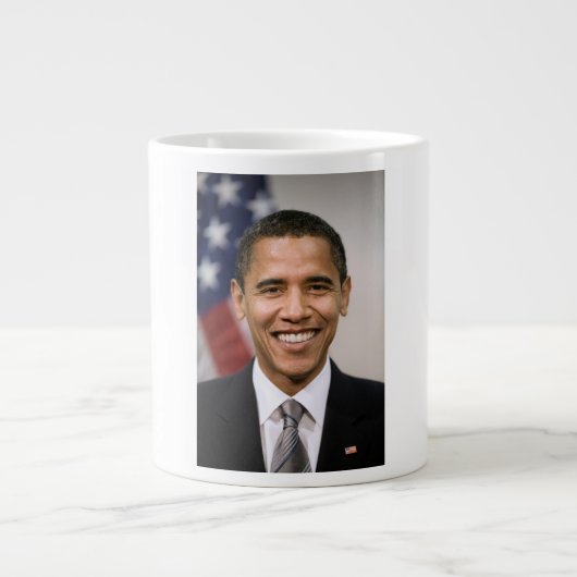 Der designierte US-Präsident Barack Obama Jumbo-Tasse (Vorderseite)
