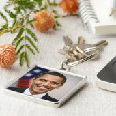 Der designierte US-Präsident Barack Obama Schlüsselanhänger (Seite)