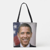 Der designierte US-Präsident Barack Obama Tasche (Rückseite)
