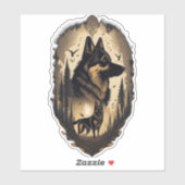 Der deutsche Hirte 2005 Aufkleber (Blatt)